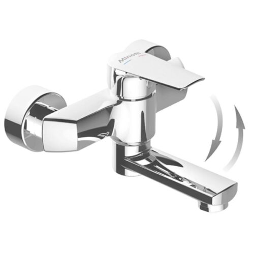 Baterija za kadu sa preklopnom lulom i ručnim tušem Minotti Prima 4110