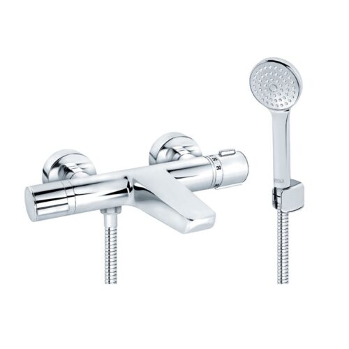 Termostatska baterija za kadu sa izlivom i ručnim tušem Thermo Rosan 1T33101