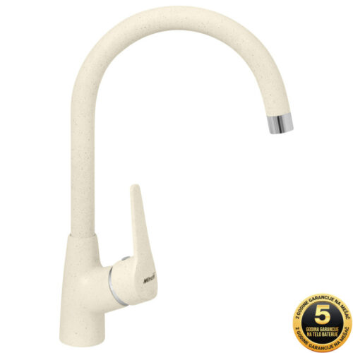 Baterija za sudoperu MINOTTI PRIMA 4501C 2 cevi labud lula šampanj boja