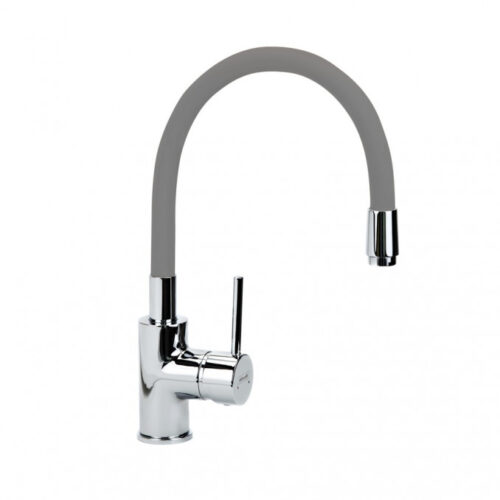 Baterija za sudoperu MINOTTI TUBO 6135- 3DGR cevi gibljiva lula tamno siva