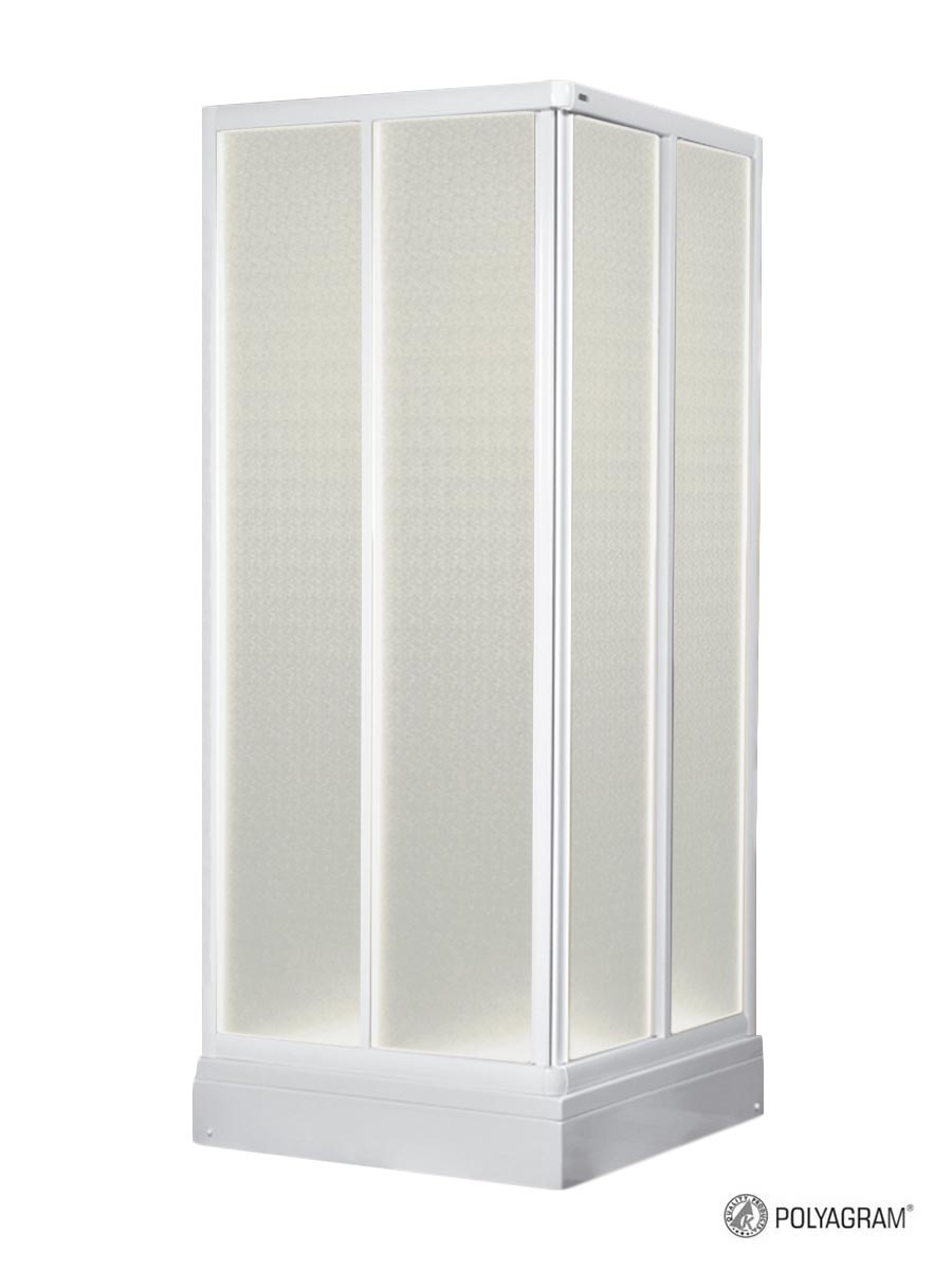Kabina 90x90 Pleksiglas beli Polyagram Kabina 90x90 Pleksiglas beli Polyagram