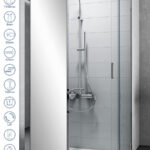 Kabina Titan 100x80 sa ogledalom