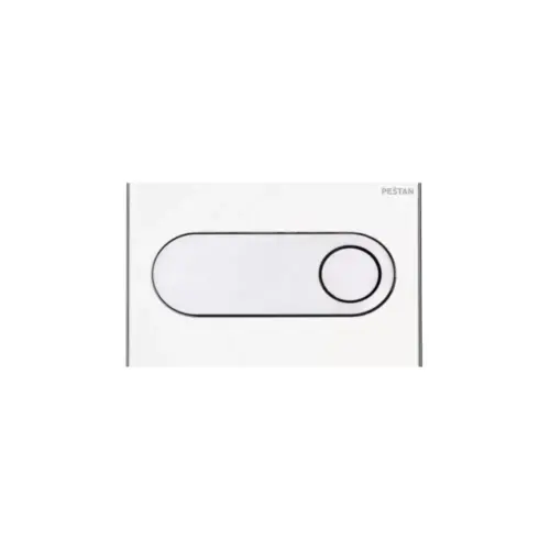 ONYX Bela tipka za ugradni vodokotlić Fluenta