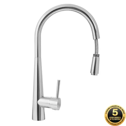 Baterija za sudoperu MINOTTI PRIMA 4505 labud sa tušem