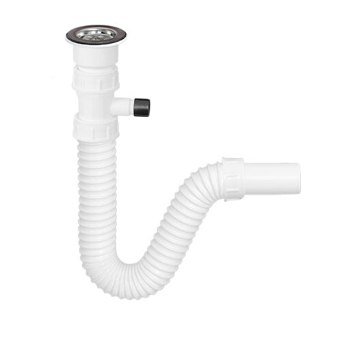 Sifon za jednodelnu sudoperu sa priključkom Texo