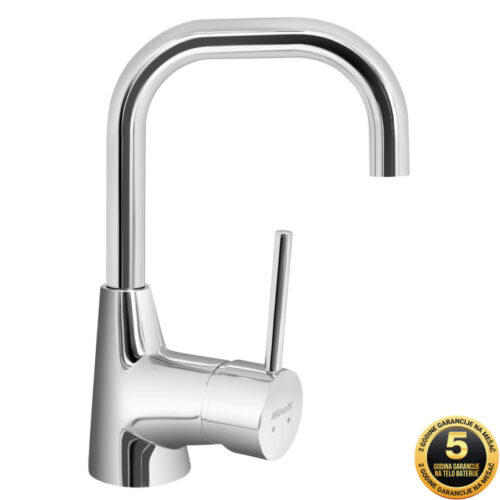 Baterija za lavabo MINOTTI TUBO 6120 labud