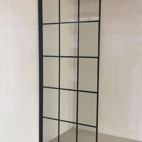 Tuš stena ELEGANCE BLACK 90X200 Linni