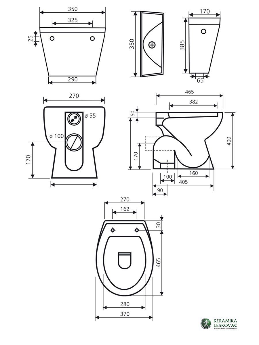 Wc šolja baltik Viktorija graf