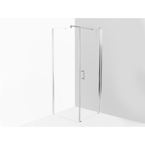 Tuš kabina Ideal Linni 9003 srebrni ram 90x90x195cm providno staklo