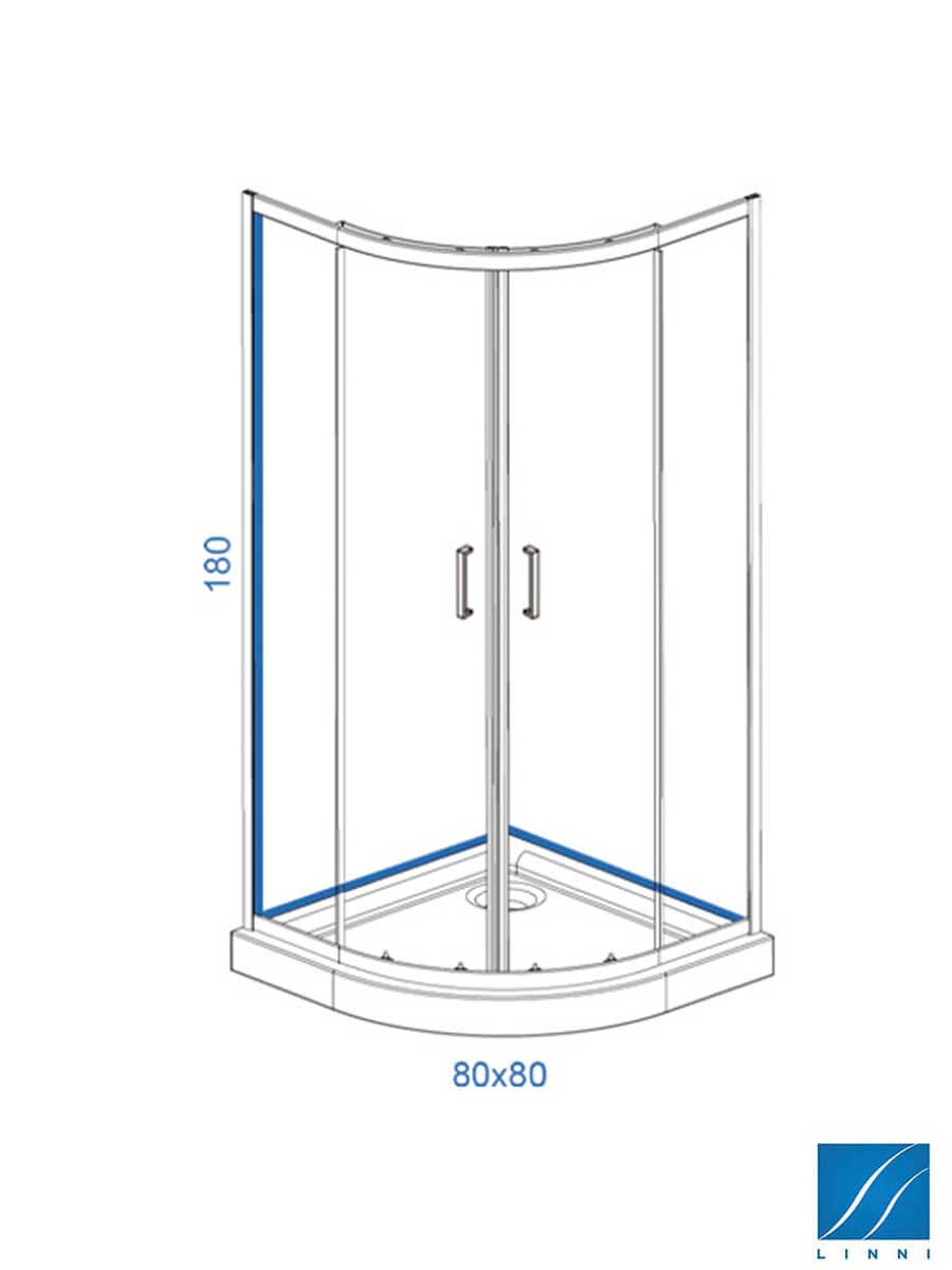 Skica kabine R80 Standard Linni Skica kabine R80 Standard Linni
