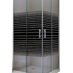Paravan 6005 braon -crne pruge
