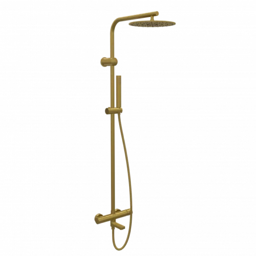 Baterija i usp. tuš sa izlivom COPEN NOOK brušeno zlato  C-01-110BTG