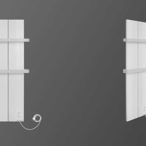 Cini električni  sušač  FINESA-D 12 408×1200 beli hrom prečka FNE D 12