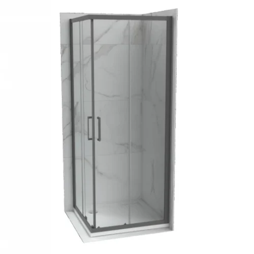 Tuš kabina COPEN ATLAS PRO 90X90 gunmetal. staklo 6mm providno C-02-GM43K900
