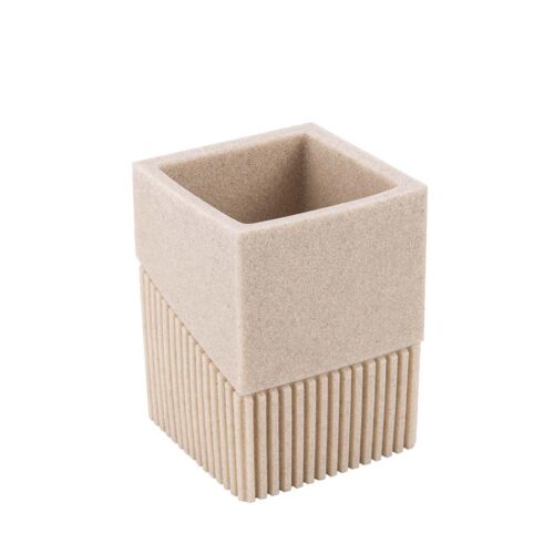 Čaša za četkicu Bež Smart Ceramic BPO-4992C