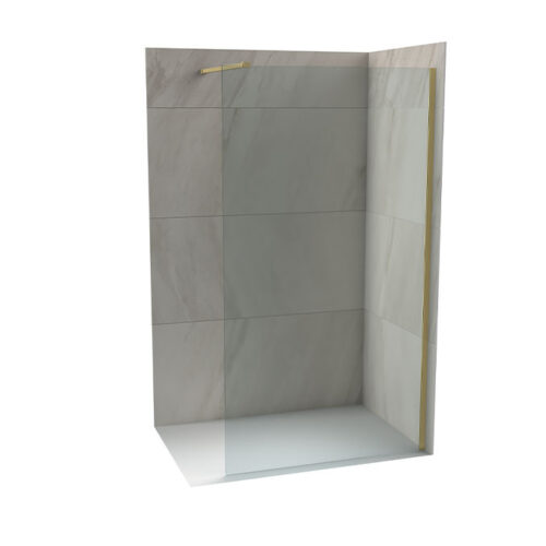 Walk-in COPEN MONTE 800×2000 8mm staklo. brušeno zlato C-02-S80BG